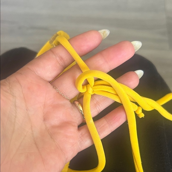 Dolce & Gabbana Vibrant Yellow Number Print Bikini Bottom - Picture 8 of 8